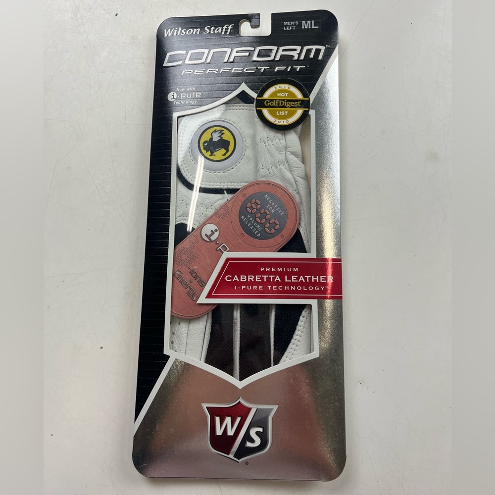 Wilson Staff Conform Perfect Fit Cabretta Leather Glove Golf - Men’s Left - G83 - Picture 3 of 7